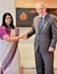 Ambassador Asirwatham meets Belgium Foreign Secretary