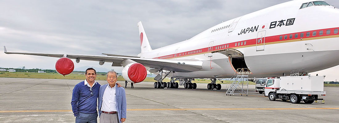 Refurbished Japan’s Air Force One on sale