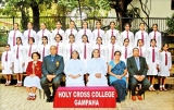Holy Cross Gampaha shuttlers show their prowess