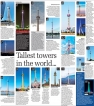 Tallest towers in the world…