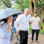 Weerawila and Premier Ranil Wickremesinghe at College House, Colombo