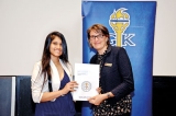 Nawaloka College Student honoured with Global Golden Key Award