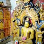 Inside the 'Waraka Walandu Viharaya'