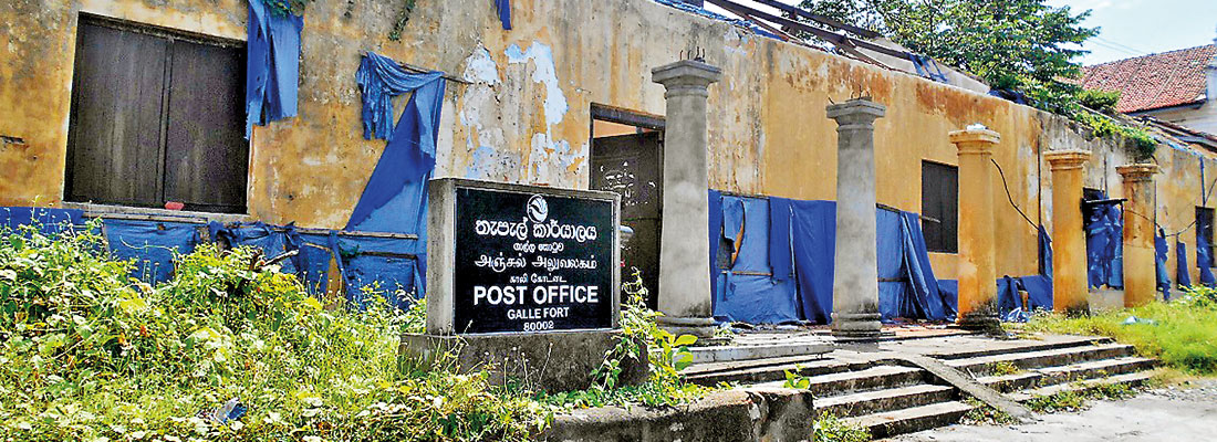 Galle Heritage site: Things fall apart