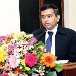 Dr. C.N. Ratnaweera delievering his  presentation.