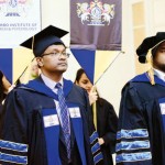 Senior members of the academic staff in the staff procession