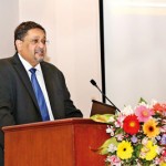 CA Sri Lanka President Mr. Manil Jayesinghe addressing the event