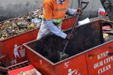 Risking their lives to keep a city clean