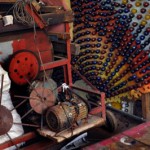 Mr. Karunaratne has been making pandals for 40 years . Pix by Priyantha Wickramaarachchi