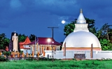 Temples come alive for Poson