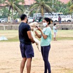 Galle Face:  Pooch pampering