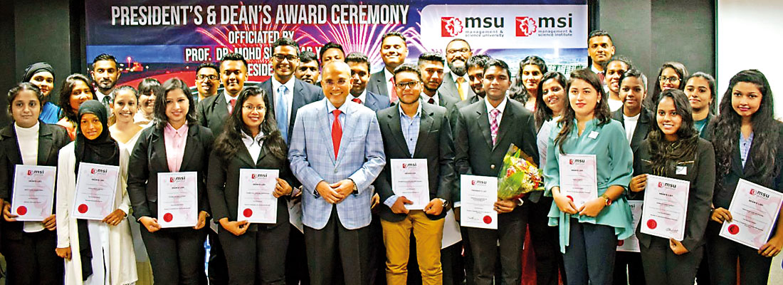 Management & Science Institute (MSI) 2020 Academic Excellence awards ceremony