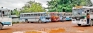 Rainy day blues at the Kottawa bus stand