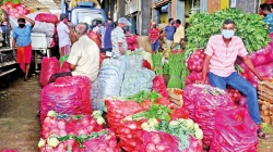 Piled-up vegetables