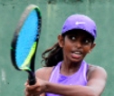 Saneshi wins a double at  Tamil Union Tennis