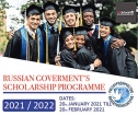 Calling applications for Russian government scholarships 2021/ 2022