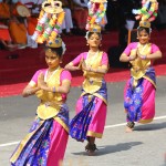 Colourful dancers