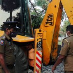 Policemen at the site