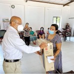 Donation of needy items to Sunshine home for elders by Mr. Dayananda