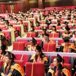 Audience of graduates