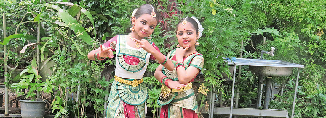 Bharata Natyam performance by Satvika School of Dance Students