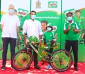 Minister of Sports gift  Milo campaign winners with bicycles to encourage a fitter, active lifestyle