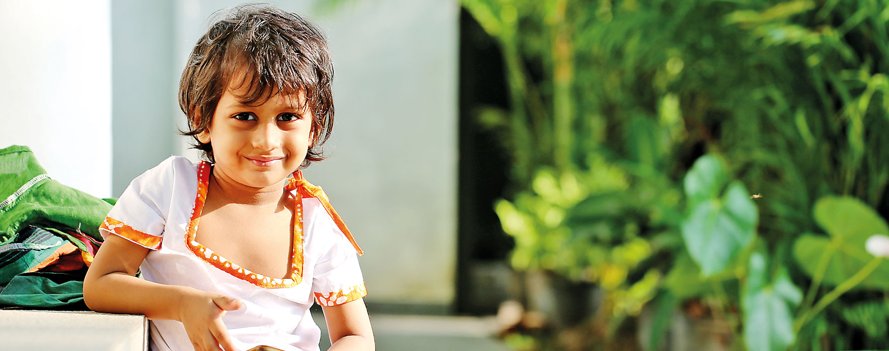 Getting into Avurudu  spirit with mini  redda hattes and sarongs