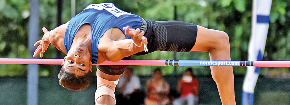 Student – Athlete, High Jumper Ushan Thiwenka Perera