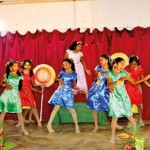 Dancing activity by the students