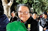 Grand old Lankan pays tribute to  fallen comrades on ANZAC Day