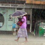 Heavy downpour in Puttalam. Pic by Hiran Priyankara