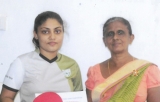 Tharushi, 19, a promising paddler