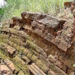Centuries old building blocks exposed to the elements