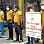 Dengue field assistants protest