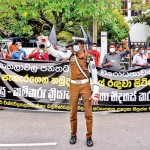 Protest against KNDU Bill at Town Hall