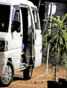 Hospitals packed; van becomes makeshift treatment point