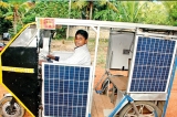 Student from Kilinochchi builds solar-powered three wheeler