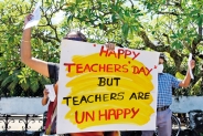 Teacher’s Day 2021 celebrated with protests