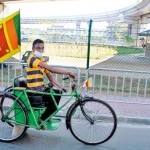 Orugodawatte: Flag bearer Pic by Indika Handuwala