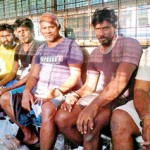 The arrested fishermen