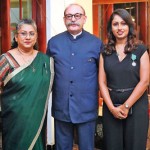 LIFT and Mod’Art International – Sri Lanka Chairperson Roshani Leanage and LIFT and Mod’Art International – Sri Lanka MD Niroshani Leanage with French Ambassador to Sri Lanka and the Maldives H.E. Mr. Eric Laveru