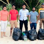 The cleanup crew: Students of the Institute of Indigenous Medicine, University of Colombo