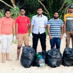 The cleanup crew: Students of the Institute of Indigenous Medicine, University of Colombo