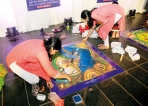 Kolam  creators to the fore