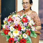 Dr. Sithy S. Iqbal delivering memorial oration speech
