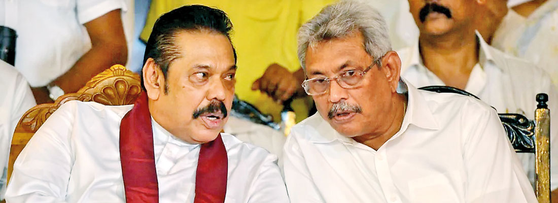 Rajapaksas clutch at straws in last political death throes