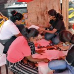 Season of enlightenment: Protestors take a break to build lanterns