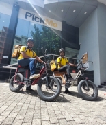 Innovative food delivery on electric bikes