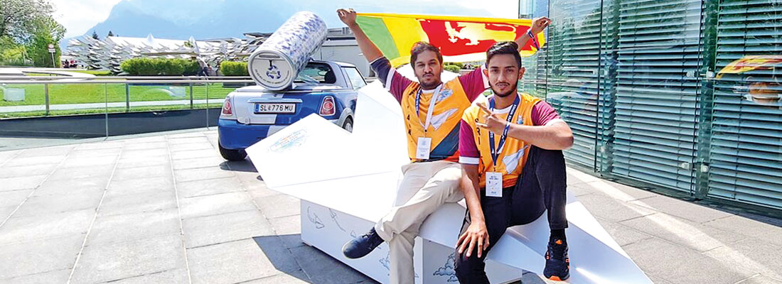 Manitha and Senesh elated to  represent Sri Lanka at Red Bull Paper Wings World Finals