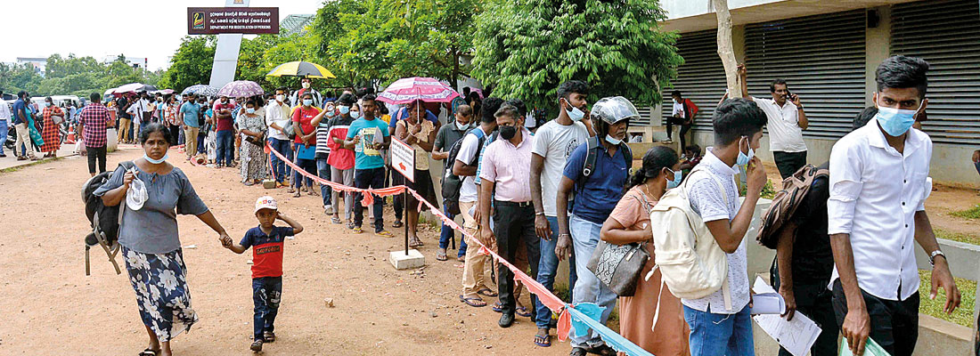 Pandemonium at passport office